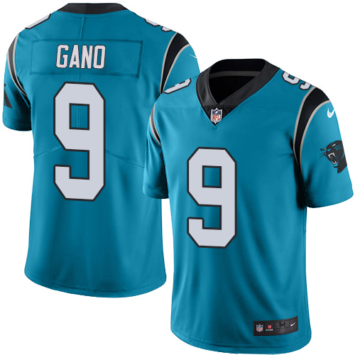 Nike Panthers #9 Graham Gano Blue Alternate Men's Stitched NFL Vapor Untouchable Limited Jersey